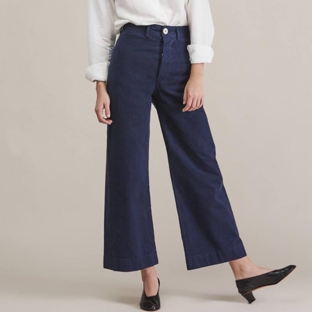 Jesse Kamm sailor pants in Midnight Blue size S (old size = 2/4) hemmed - Picture 1 of 5